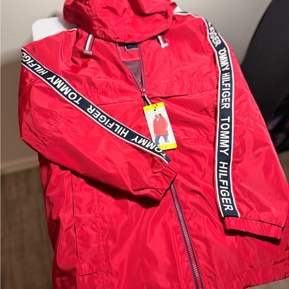 Tommy Hilfiger Jackets & Blazers - Tommy Hilfiger Kids Red Raincoat